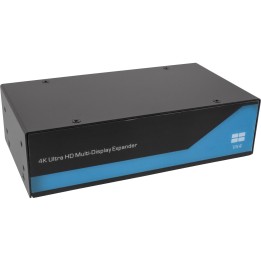 InLine® Displayport zu DVI 2x2 Videowand Splitter, 2 Eingänge auf 4 Ausgänge, 4K2K