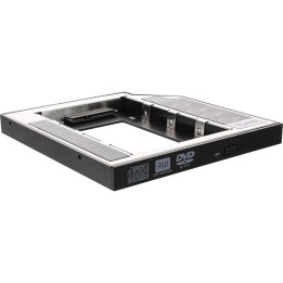 InLine® SSD/HDD Adapter, für 2,5" HDD/SSD in optischen Notebook-Laufwerksschacht, SATA Schnittstelle