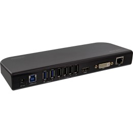 InLine® Dual View Multidock - Full HD Dockingstation, DVI+HDMI, USB 3.0, 2.0, LAN, max 2048x1152