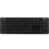 InLine® Design Desktop, Tastatur-Maus Set, USB 2,4GHz Funk, DE Layout, optisch max. 1600dpi, schwarz