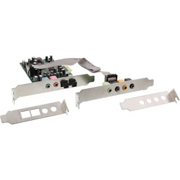 InLine® Soundkarte 7.1, 192kHz/24-Bit, PCIe, mit Toslink Digital IN / OUT