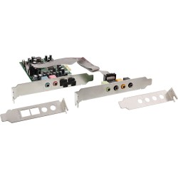 InLine® Soundkarte 7.1, 192kHz/24-Bit, PCIe, mit Toslink Digital IN / OUT