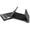 InLine® BT-Quick faltbare Bluetooth Tastatur, mit Hülle, für iOS, Android, Windows, schwarz, deutsches Layout