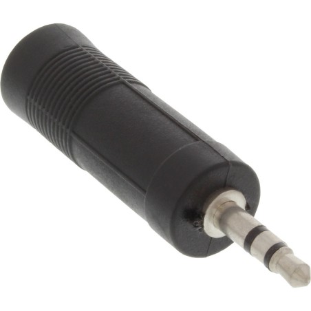 Adaptateur audio, InLine®, 3,5mm jack Stéréo à 6,3mm jack femelle Stéréo