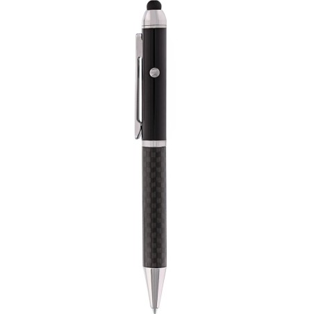 InLine® LaserTouch 3in1, Kugelschreiber, Touch Stylus, Laserpointer, schwarz