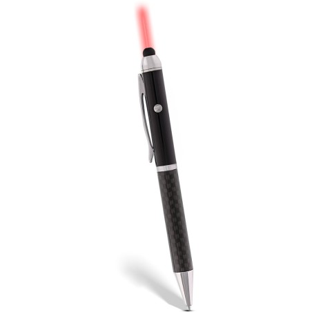 InLine® LaserTouch 3in1, Kugelschreiber, Touch Stylus, Laserpointer, schwarz