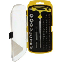 InLine® Schraubendreher-Bit-Set, mit T-Griff, 58-teilig