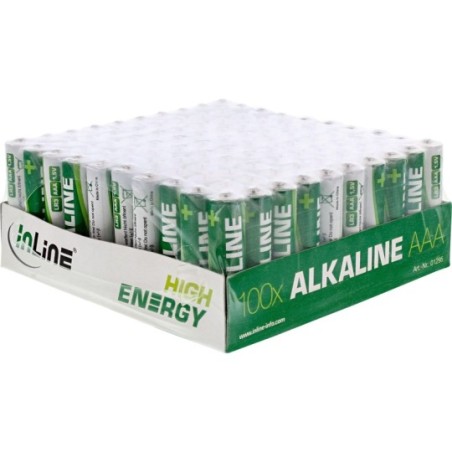 InLine® Alkaline High Energy Batterie, Micro (AAA), 100er Pack