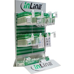 InLine® Thekenverkaufsständer "Batterie", bestückt