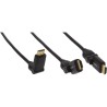 InLine® HDMI Kabel, HDMI-High Speed mit Ethernet, Stecker / Stecker, verg. Kontakte, schwarz, flexible Winkelstecker, 5m InLine® HDMI Kabel, HDMI-High Speed mit Ethernet, Stecker / Stecker, verg. Kontakte, schwarz, flexible Winkelstecker, 5m