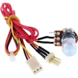 Ventilateur à réglage continu, potentiomètre rotatif, 3 broches, 5-12V
