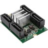 InLine® M.2 PCIe 2.0 SATA Karte, 4x SATA 6Gb/s, RAID 0,1,10,JBOD