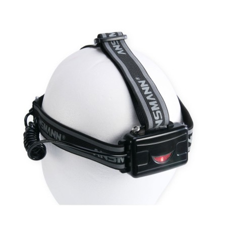 Ansmann Kopflampe, Headlight HD3, ultrahell mit 3 Watt Digital LED, Leuchtweite ca. 500m