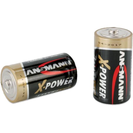 Ansmann Alkaline X-Power Batterie, Baby (C), 2er Pack (5015623), 7,5mAh