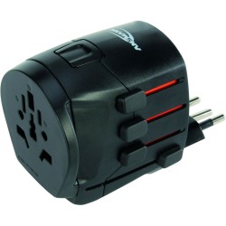 Ansmann Reisestecker Travel Adapter "ALL IN ONE 3" (1809-0000)