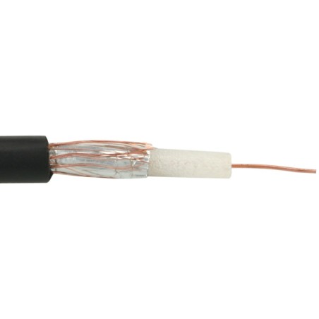 Câble vidéo coaxial RG59, bobine à 100m, pour BNC câble vidéo