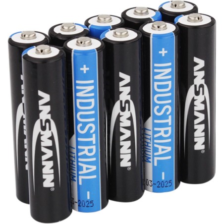 ANSMANN Lithium-Industriebatterie Micro AAA, 10er-Pack (1501-0010)