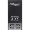 ANSMANN High-Speed-USB-Ladegerät 6.8A (1001-0032) ANSMANN High-Speed-USB-Ladegerät 6.8A (1001-0032)
