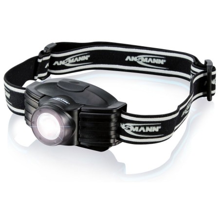 Ansmann LED-Stirnlampe "Headlight Future", Leuchtweite ca. 200m, inkl. 3x Micro AAA Alkaline Batterien