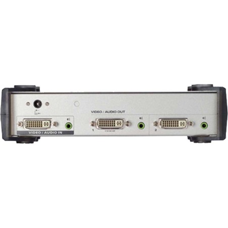 ATEN VS162 Video-Splitter DVI 2-fach Monitor-Verteiler mit Audio