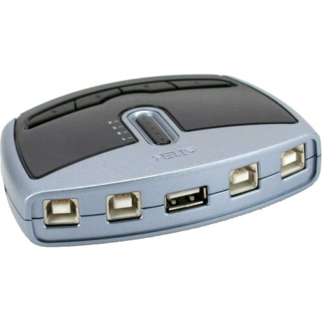 ATEN US421A USB 2.0 Data Switch, 1 USB-Gerät an 4 PC, elektronisch