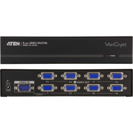 Monitor-Verteiler ATEN VS138A, 8-fach, S-VGA, 450MHz