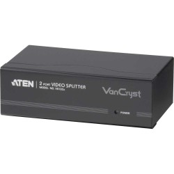 ATEN VS132A Video-Splitter S-VGA 2-fach Monitor-Verteiler, 450MHz