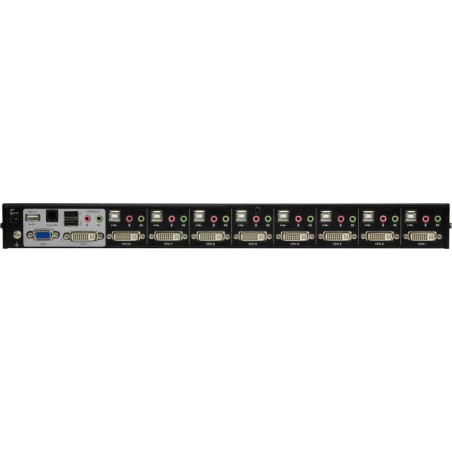 ATEN CS1768 KVM-Switch 8-fach, DVI, USB, Audio, 19-Zoll-Rackmontage, 1HE