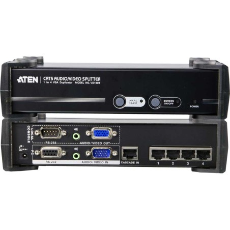 ATEN VS1504T Audio/Video-Verteiler, Transmitter, 4-fach über Cat.5