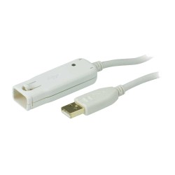ATEN UE2120 Repeater USB 2.0 Aktiv-Verlängerung mit Signalverstärkung Stecker A an Buchse A 12m