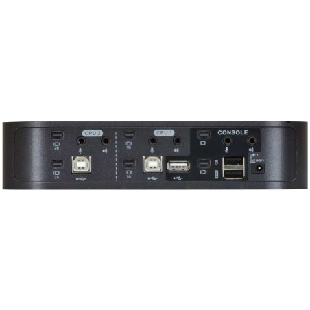 ATEN CS1942 KVMP-Switch 2-fach, Mini DisplayPort, für 2 Displays, USB 2.0, Audio