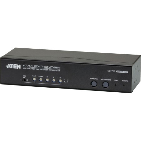 ATEN CE775 Konsolen-Extender, USB, Dual View, RS232, mit Audio, bis 300m