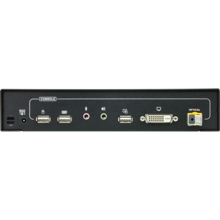 ATEN CE690 Konsolen-Extender, DVI über LWL, USB, RS232, mit Audio, max. 20km via Glasfaser