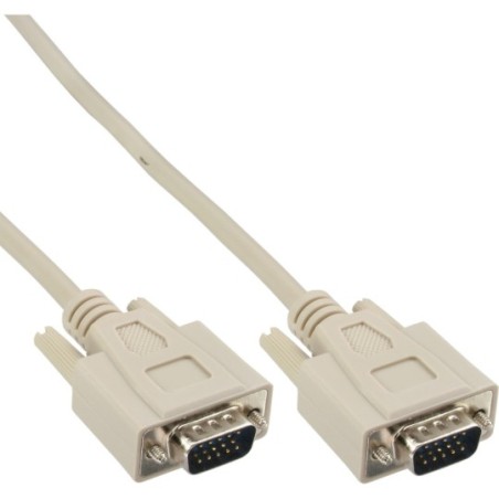 Câble VGA, InLine®, 15 broches HD mâle/mâle, 2m