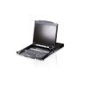ATEN CL5808N-ATA KVMP-Switch 8-fach, Slideaway-Konsole mit 19"-Display, USB, PS/2, Dual Rail