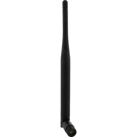 WLAN antenne caoutchouc, InLine®, pour AP et routeur, R-SMA, 5dBi