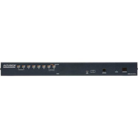 ATEN KL1516AiN KVM over IP Switch 16-fach mit 19"-Display, 19-Zoll-Rackmontage, 1HE, DE-Layout