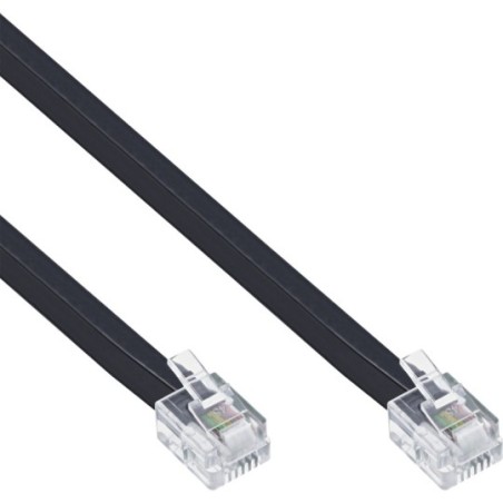 Câble modulaire RJ12, InLine®, mâle/mâle, 6 fils, 6P6C, 3m