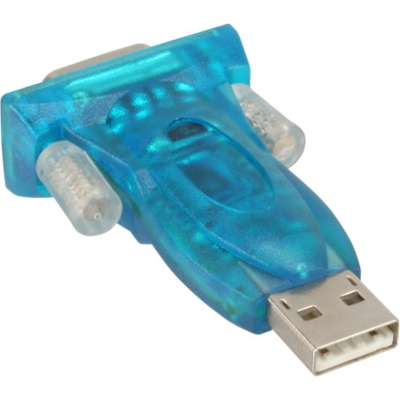 Adaptateur USB - sériel, InLine®, prise A à 9 broches Sub D prise, avec rallonge USB 0,2m