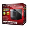Gehäuse 4x 3,5" USB3.0/eSATA/Firewire mit RAID, Fantec QB-35RFEU3 schwarz, für SATA HDD Gehäuse 4x 3,5" USB3.0/eSATA/Firewire mit RAID, Fantec QB-35RFEU3 schwarz, für SATA HDD