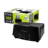 USB 3.0 zu SATA Docking Station, Fantec MR-CopyDU3, Clone, Backup, schwarz USB 3.0 zu SATA Docking Station, Fantec MR-CopyDU3, Clone, Backup, schwarz
