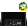 USB 3.0 und eSATA zu SATA Docking Station, Fantec MR-U3e DOCKING STATION schwarz USB 3.0 und eSATA zu SATA Docking Station, Fantec MR-U3e DOCKING STATION schwarz