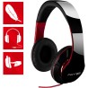 Fantec Kopfhörer SHP-250AJ, stereo, 3,5mm Klinke, schwarz/rot Fantec Kopfhörer SHP-250AJ, stereo, 3,5mm Klinke, schwarz/rot