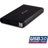 Gehäuse 2,5", USB 3.0, Fantec AluLink U3 schwarz Aluminium Gehäuse 2,5", USB 3.0, Fantec AluLink U3 schwarz Aluminium