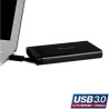 Gehäuse 2,5", USB 3.0, Fantec AluLink U3 schwarz Aluminium Gehäuse 2,5", USB 3.0, Fantec AluLink U3 schwarz Aluminium