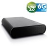 Gehäuse 3,5", USB 3.0, Fantec DB-AluSky U3 6G, für SATA-6G-HDD (abwärtskompatibel), mit Standfuß, Aluminiumgehäuse, schwarz Gehäuse 3,5", USB 3.0, Fantec DB-AluSky U3 6G, für SATA-6G-HDD (abwärtskompatibel), mit Standfuß, Aluminiumgehäuse, schwarz