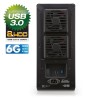 8-fach Festplattengehäuse (3,5"), eSATA & USB 3.0, FANTEC QB-X8US3-6G, für bis zu 8 SATA-I/II/III-Festplatten, schwarz 8-fach Festplattengehäuse (3,5"), eSATA & USB 3.0, FANTEC QB-X8US3-6G, für bis zu 8 SATA-I/II/III-Festplatten, schwarz