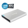 Externes 2.5" Festplattengehäuse, FANTEC ALU-25B31, USB 3.1, Aluminium, silber Externes 2.5" Festplattengehäuse, FANTEC ALU-25B31, USB 3.1, Aluminium, silber