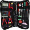 Werkzeug Set mit Lötkolben und Multimeter, 15-teilig