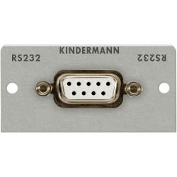 Seriell/RS232 (9pin Sub-D) Blende KINDERMANN 7444-420, 50x50mm, Lötanschluss